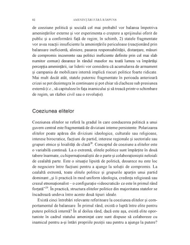 Ameninţări fără răspuns