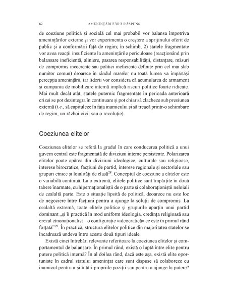 Ameninţări fără răspuns