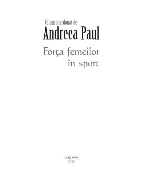 Forţa femeilor în sport