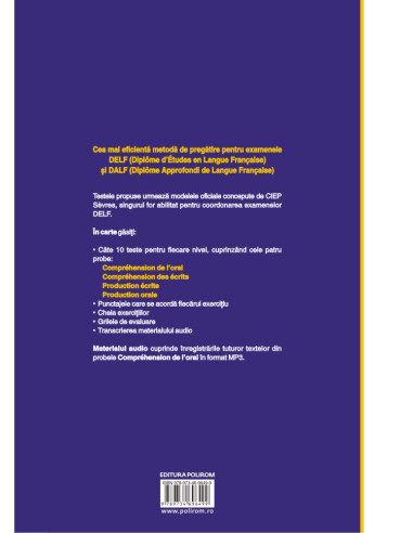 Teste DELF/DALF. Nivelurile A1, A2,...