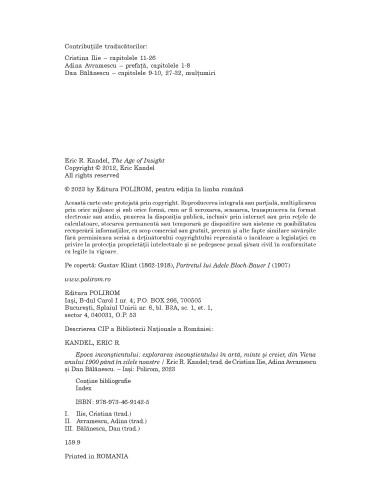 Epoca inconştientului Epoca inconştientului