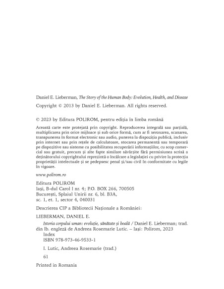 Istoria corpului uman