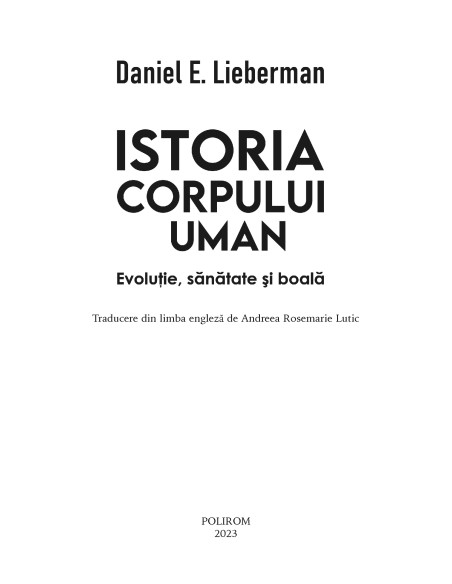 Istoria corpului uman