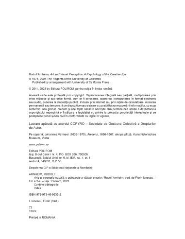 Arta şi percepţia vizuală