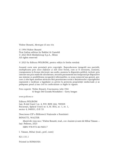 Munţii din viaţa mea