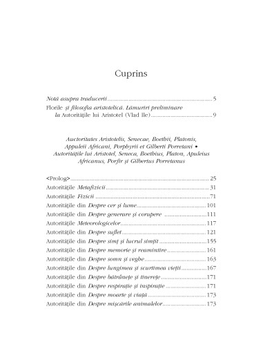 Autorităţile lui Aristotel Autorităţile lui Aristotel
