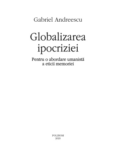 Globalizarea ipocriziei