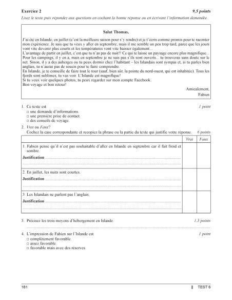 Teste DELF/DALF. Nivelurile A1, A2, B1, B2, C1