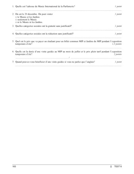 Teste DELF/DALF. Nivelurile A1, A2, B1, B2, C1