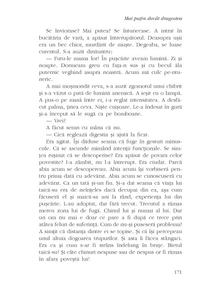 Mai puţin decât dragostea