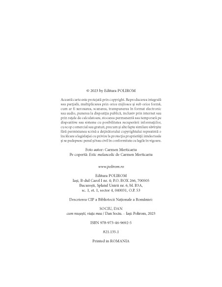 cum reuşeşti, viaţa mea