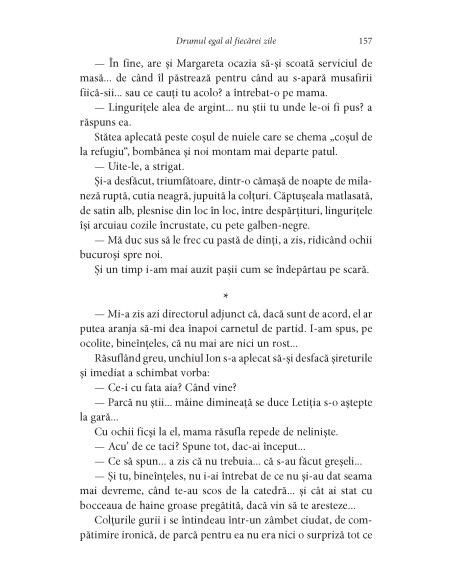 Drumul egal al fiecărei zile