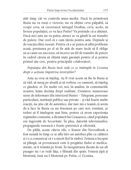 Putin împotriva Occidentului