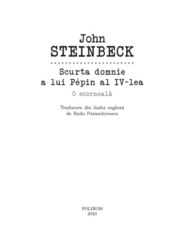 Scurta domnie a lui Pépin al IV-lea