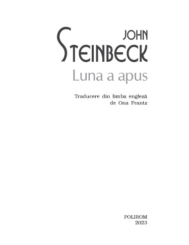 Luna a apus