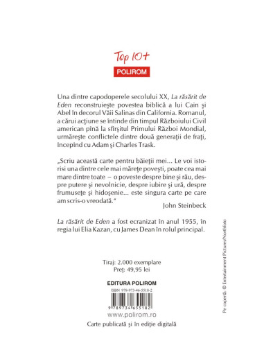 La răsărit de Eden La răsărit de Eden