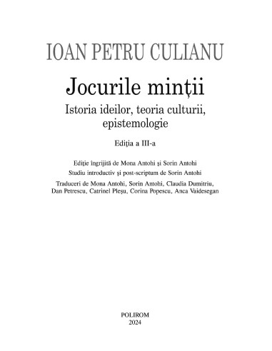 Jocurile minţii