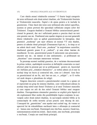 Gnozele dualiste ale Occidentului