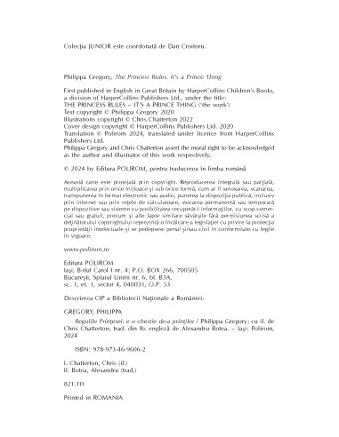 Regulile Prinţesei. E o chestie de-a...