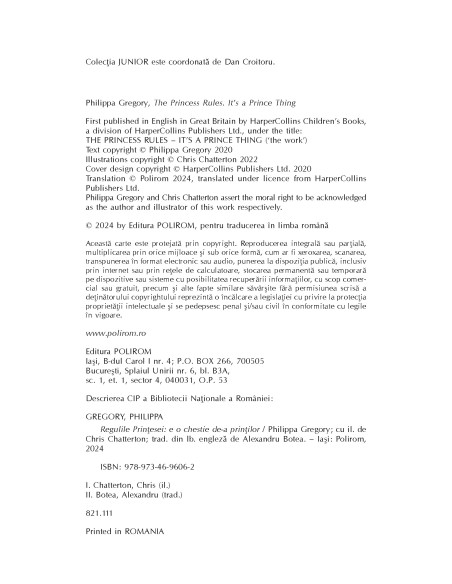 Regulile Prinţesei. E o chestie de-a prinţilor