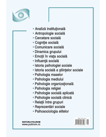 Psihologia socială. Buletinul Laboratorului Psihologia câmpului social 52 (II)/2023