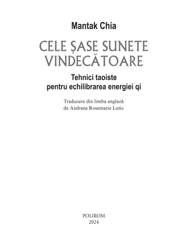 Cele şase sunete vindecătoare