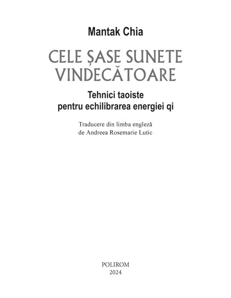 Cele şase sunete vindecătoare