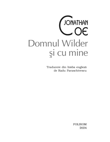 Domnul Wilder şi cu mine
