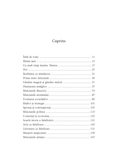 O istorie a minciunii