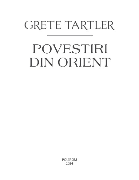 Povestiri din Orient