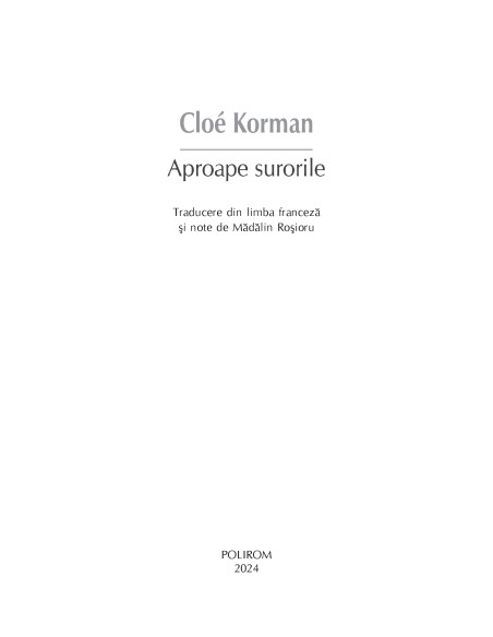 Aproape surorile