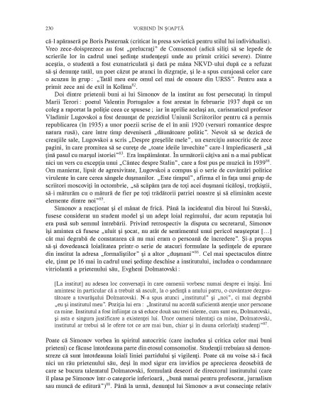 Vorbind în şoaptă. Viaţa privată în Rusia lui Stalin