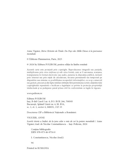 Scurtă istorie a Indiei