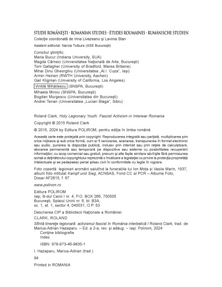 Sfântă tinereţe legionară