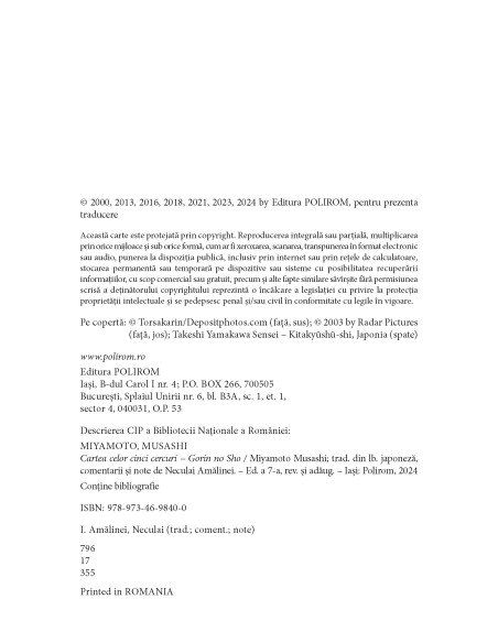 Cartea celor cinci cercuri. Gorin no Sho