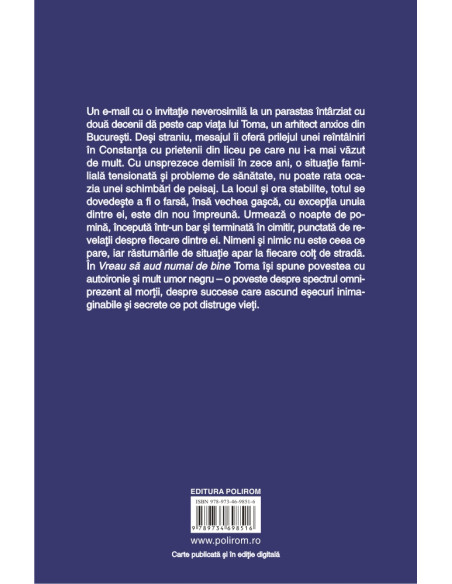 Vreau să aud numai de bine