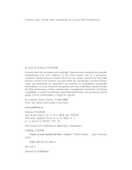 Vreau să aud numai de bine