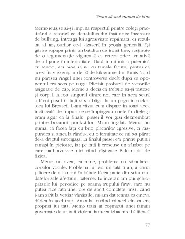 Vreau să aud numai de bine