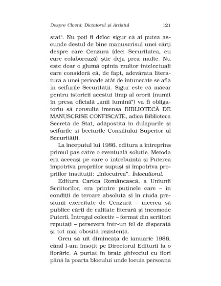 Despre Clovni: Dictatorul şi Artistul