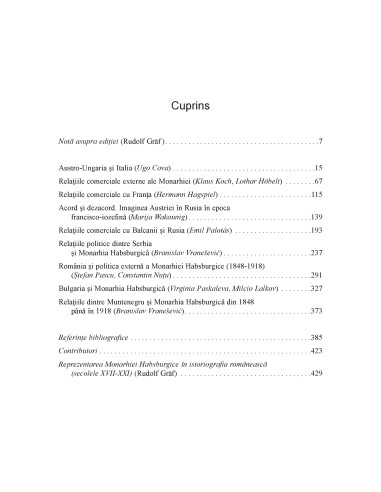 Monarhia Habsburgică (1848-1918) (VI)