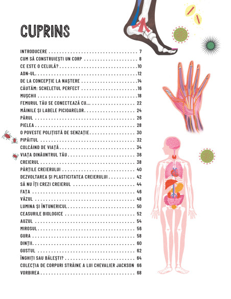Scurtă călătorie prin corpul uman