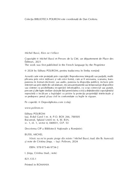 Nimic nu mi te poate şterge din minte