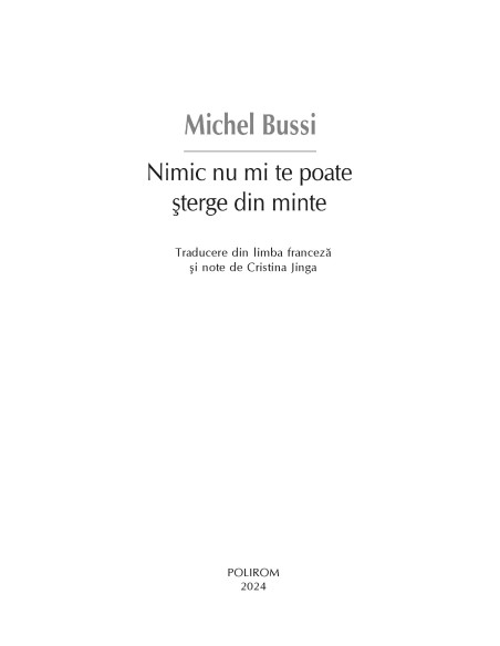 Nimic nu mi te poate şterge din minte