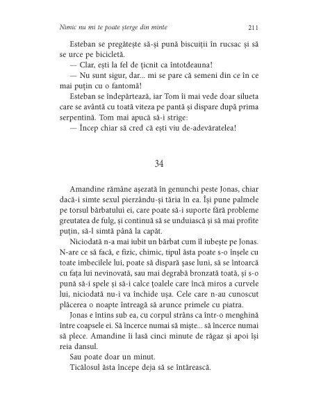 Nimic nu mi te poate şterge din minte