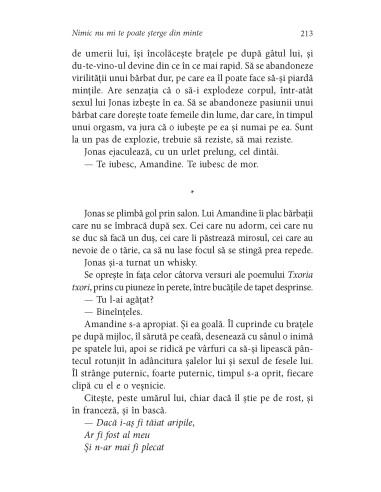 Nimic nu mi te poate şterge din minte