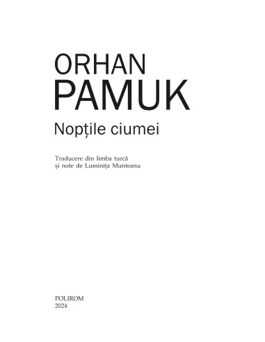 Nopţile ciumei