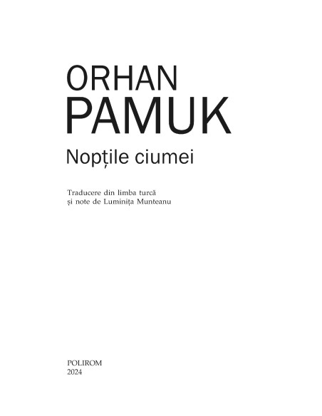 Nopţile ciumei
