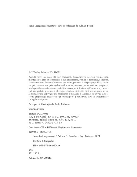 Jean Bart. Argonautul