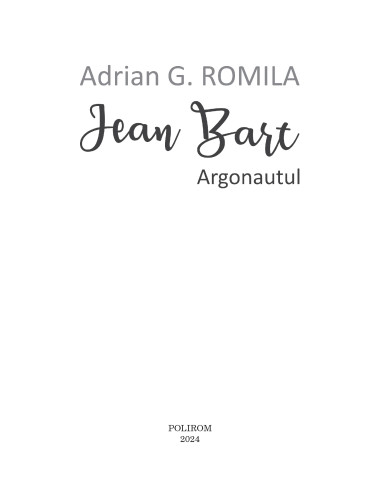 Jean Bart. Argonautul