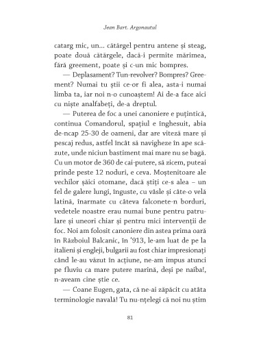 Jean Bart. Argonautul